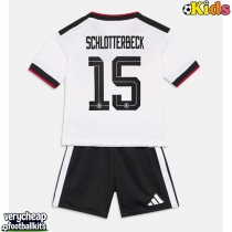 Germany Nico Schlotterbeck #15 Replica Home Minikit World Cup 2026 Short Sleeve (+ pants)